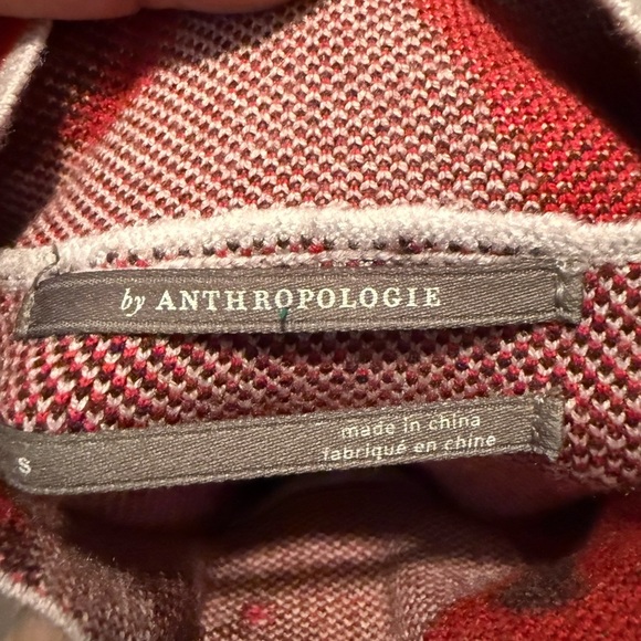 Anthropologie Lizzie Mock Neck Pullover Sweater Floral Womens Sz S 19" PTP - Picture 2 of 6